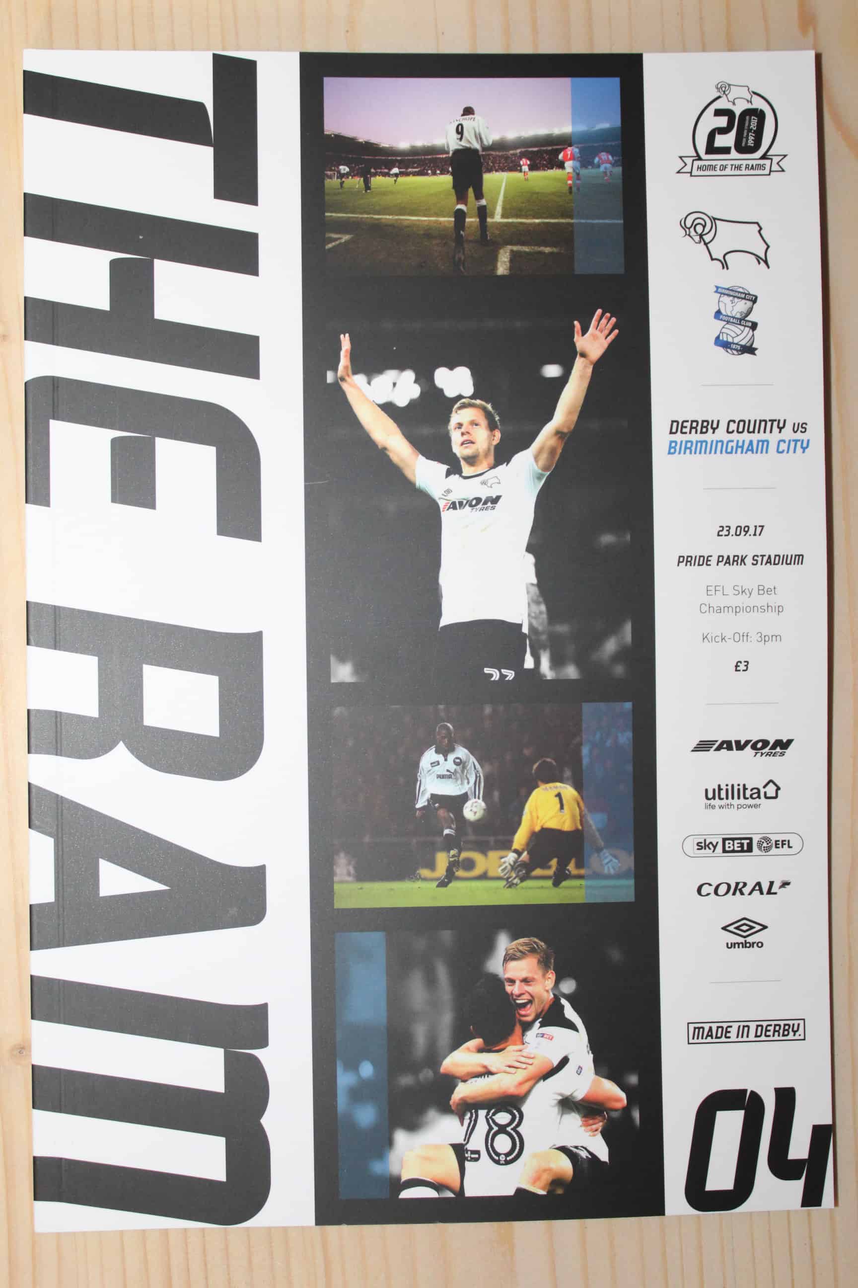 Derby County FC v Birmingham City FC